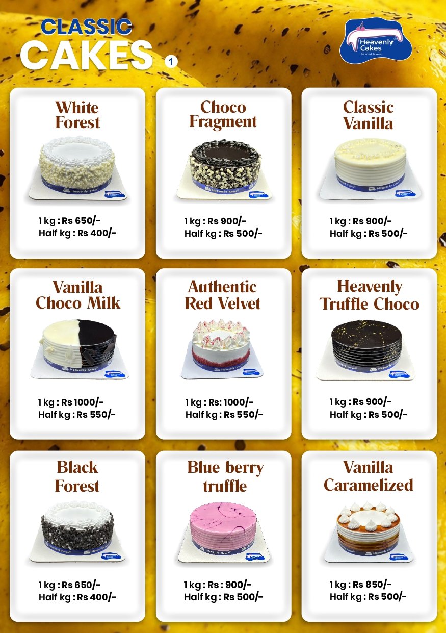 Classic Cakes 1
